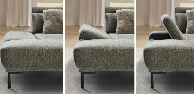 Clearance Sofa mit Sitztiefenverstellung Ecksofas|Sofas
