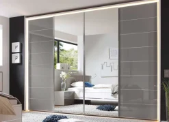 Best Sonate Como Schwebetürenschrank mit Spiegel B373 cm Schwebebetürenschränke