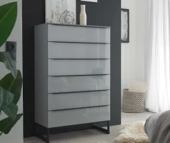 Discount Sonate hohe Kommode mit Schubladen Schubladenkommode