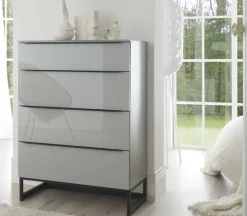 Online Sonate Kommode mit Glas Schublade Schubladenkommode