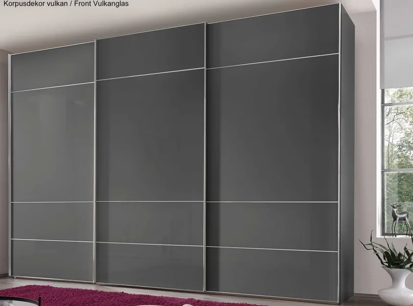 Online Sonate Lucca Kleiderschrank 400 cm breit Schwebebetürenschränke