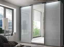 Sale Sonate Lucca Schiebeschrank mit Spiegel B280 cm Schwebebetürenschränke