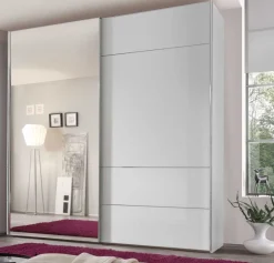 New Sonate Lucca Schwebetürenschrank Spiegel B225 cm Schwebebetürenschränke