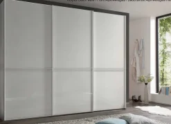Online Sonate Pesaro Kleiderschrank Glasfront B249 cm Schwebebetürenschränke