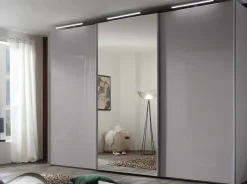 Sonate Rom Schiebeschrank mit Spiegel B373 cm Schwebebetürenschränke
