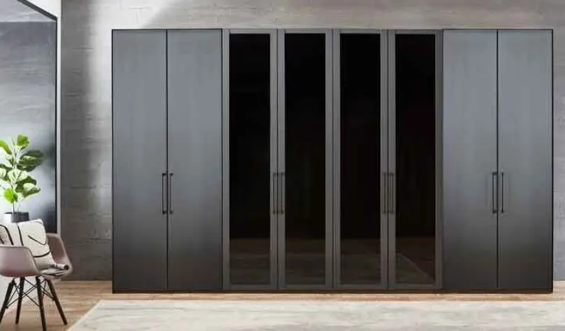 Split Kleiderschrank Parsolglas Drehtürenschränke