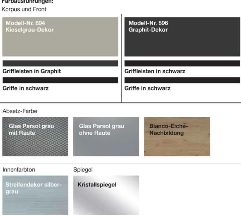 Split Kleiderschrank Parsolglas Drehtürenschränke