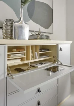 Square Sideboard mit Schreibtisch Highboards|Anrichten