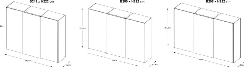 Best Staud Includo Schrank Schwebebetürenschränke