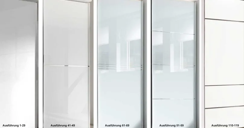 Outlet Staud Schwebetürenschrank Sinfonie Plus Glasfront Schwebebetürenschränke