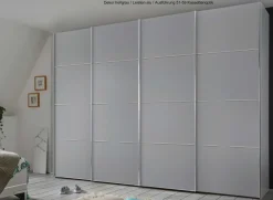 New Staud Sinfonie Plus Kleiderschrank grau Schwebebetürenschränke