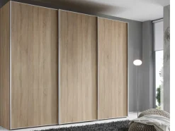 New Staud Sinfonie Plus Kleiderschrank grau Schwebebetürenschränke