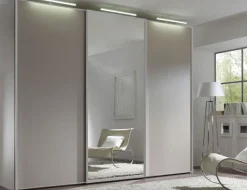 New Staud Sinfonie Plus Kleiderschrank mit Spiegel Schwebebetürenschränke