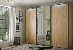 New Staud Sinfonie Plus Kleiderschrank mit Spiegel Schwebebetürenschränke