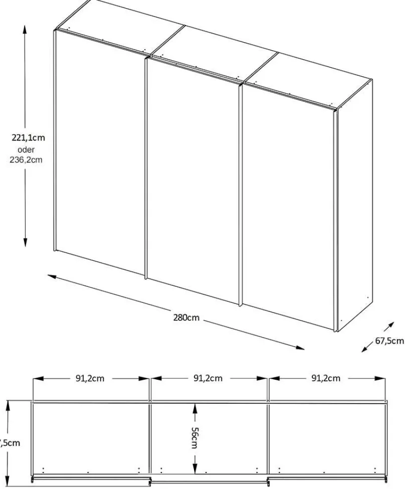 Best Staud Sinfonie Plus Schwebetürenschrank Glas Schwebebetürenschränke