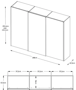 Best Staud Sinfonie Plus Schwebetürenschrank Glas Schwebebetürenschränke