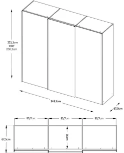New Staud Sinfonie Plus Schwebetürenschrank Schwebebetürenschränke
