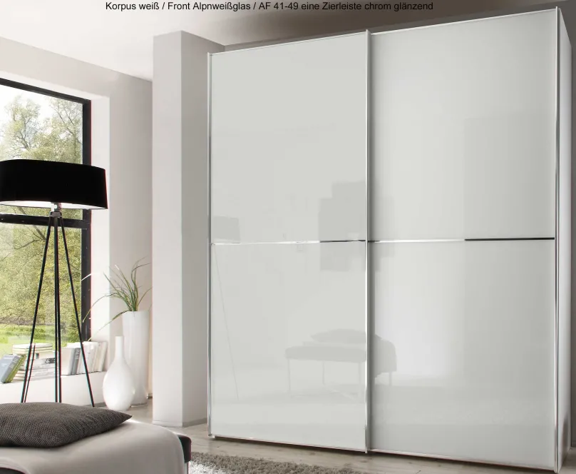 Clearance Staud Sinfonie Plus Schwebetürenschrank weiß Schwebebetürenschränke