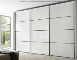 Clearance Staud Sinfonie Plus Schwebetürenschrank weiß Schwebebetürenschränke