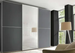 Clearance Staud Sinfonie Schwebetürenschrank mit Spiegel Schwebebetürenschränke