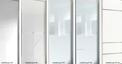Outlet Staud Sinfonie Schwebetürenschrank Glastüren Schwebebetürenschränke