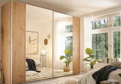 New Staud Sonett Kleiderschrank mit Spiegel Schwebebetürenschränke