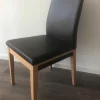 New Stuhl Kunstleder braun Stühle|Polsterstühle