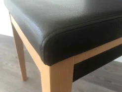 New Stuhl Kunstleder braun Stühle|Polsterstühle