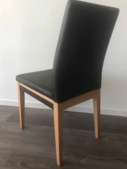 New Stuhl Kunstleder braun Stühle|Polsterstühle