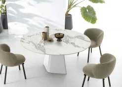 Best Tay runder Esstisch Stein Esstische|Esstische