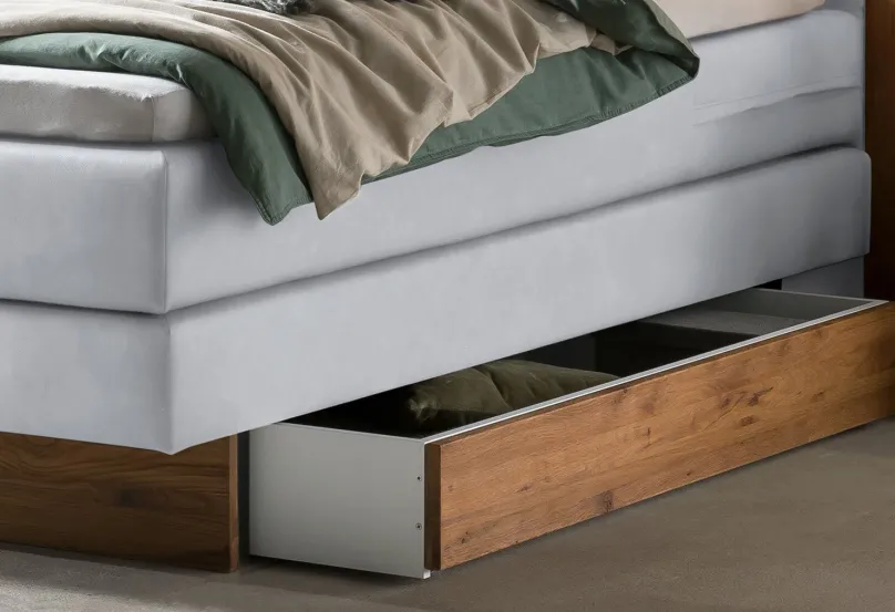 Clearance Texas Boxspringbett mit Holz Boxspringbett