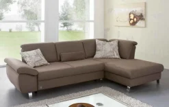 Hot Time Ecksofa mit Sitztiefenverstellung Schlafsofa|Ecksofas