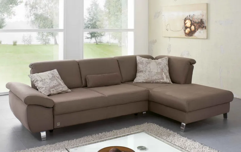 Hot Time Ecksofa mit Sitztiefenverstellung Schlafsofa|Ecksofas
