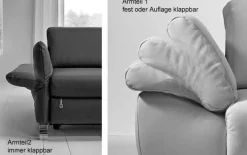Outlet Time Sofa Sitztiefenverstellung Ecksofas