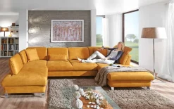 Hot Time Wohnlandschaft u Form Schlafsofa|Wohnlandschaft