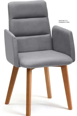 New Toma Stühle mit Holzbeinen Stühle|Polsterstühle