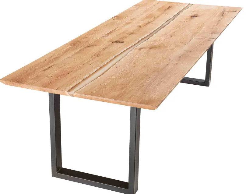Best TPT Holztisch mit Metallgestell Esstische|Esstische