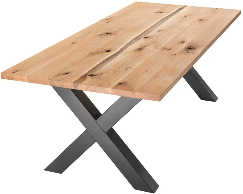 Best TPT Holztisch mit Metallgestell Esstische|Esstische