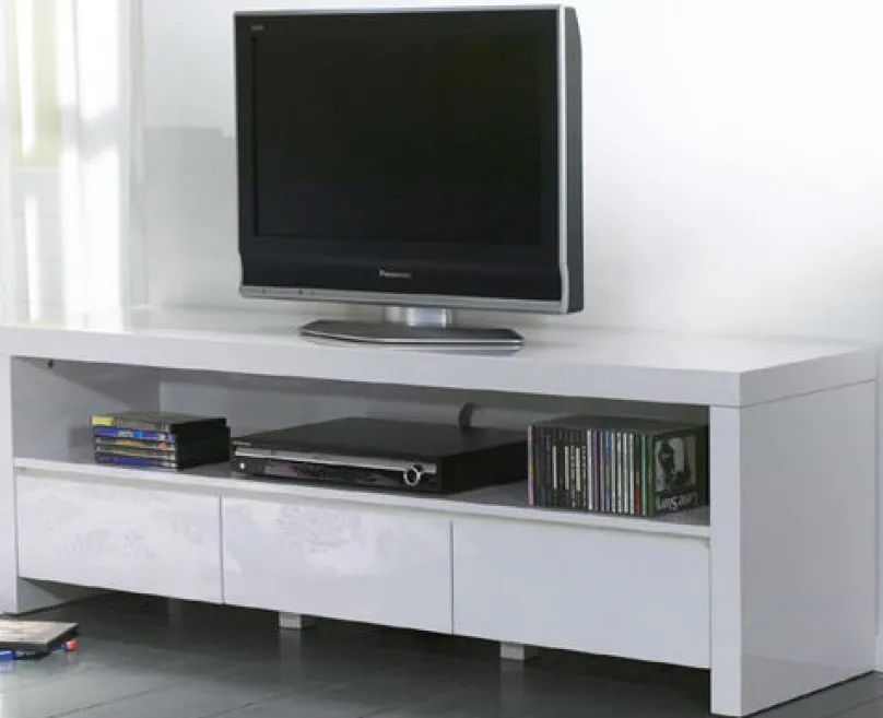 TV Unterschrank schwarz Hochglanz Tv Möbel