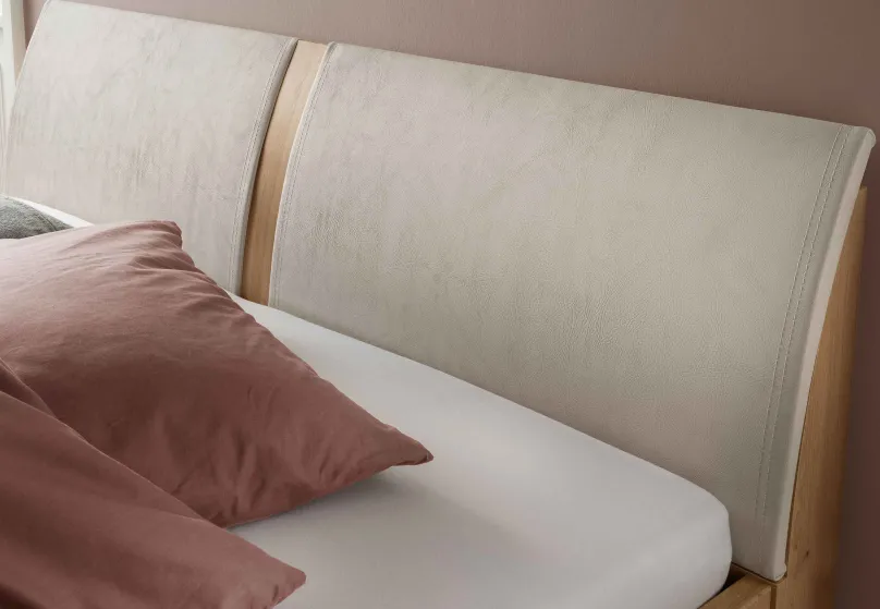 Vancouver Bett mit Polsterkopfteil Klassisches Bettgestell