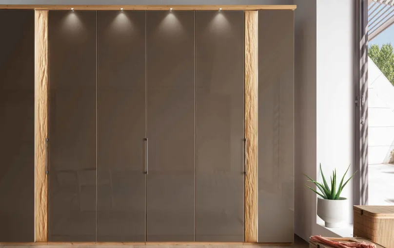 Hot Vancouver Kleiderschrank Glastüren Drehtürenschränke