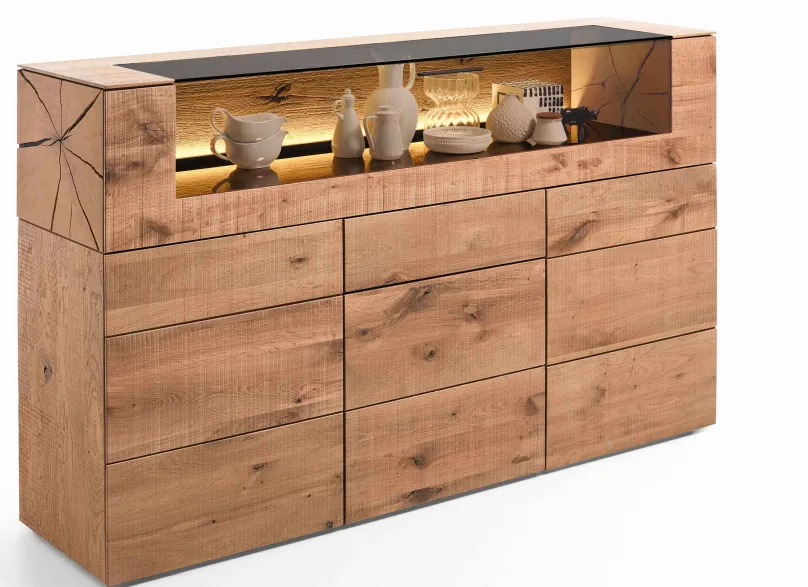 Online Vara Highboard eiche massiv Highboards|Anrichten