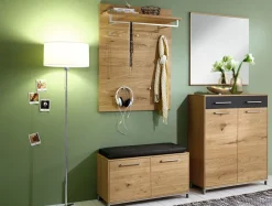 Outlet Vedo Garderobe eiche modern Garderobenset