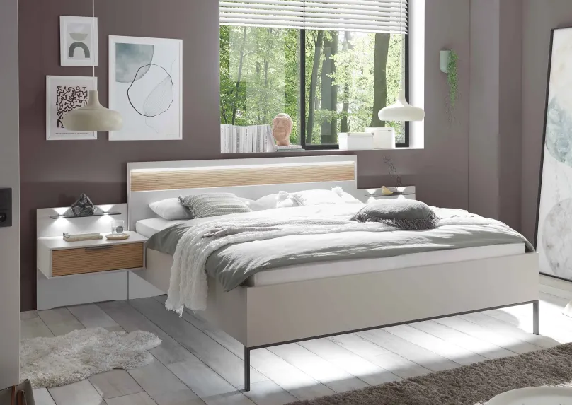 Clearance Verona Ehebett modern Klassisches Bettgestell