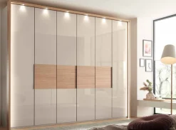 Hot Verona Kleiderschrank mit Glastüren Drehtürenschränke
