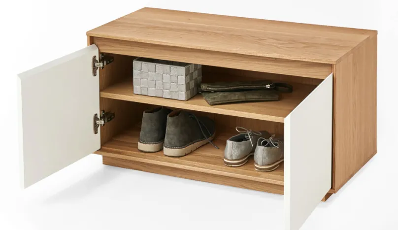 Online V100 Flurgarderobe mit Sitzbank Garderobenset
