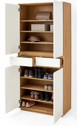 New V100 Garderobe mit Sitzbank Garderobenset