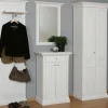 Outlet Vienna Landhaus Dielenset Pinie massiv in 4 Farben Garderobenset