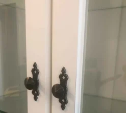 Discount Vitrinenschrank vintage weiss Vitrinen|Vitrinenschränke
