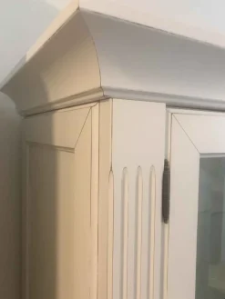 Discount Vitrinenschrank vintage weiss Vitrinen|Vitrinenschränke